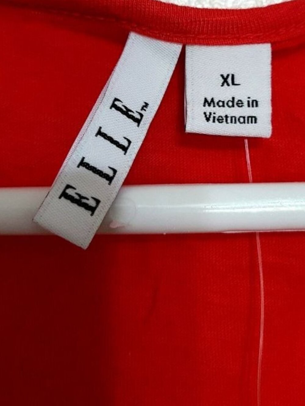 ELLE Red Eyelet Sleeveless Top - Picture 2 of 4